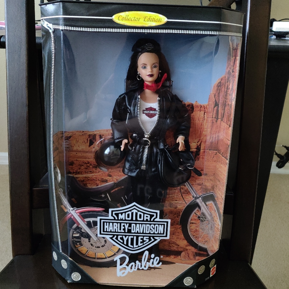 Harley Davidson Brunette Barbie